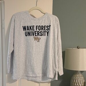 League Gray Wake Forest University Women's Sweatshirt